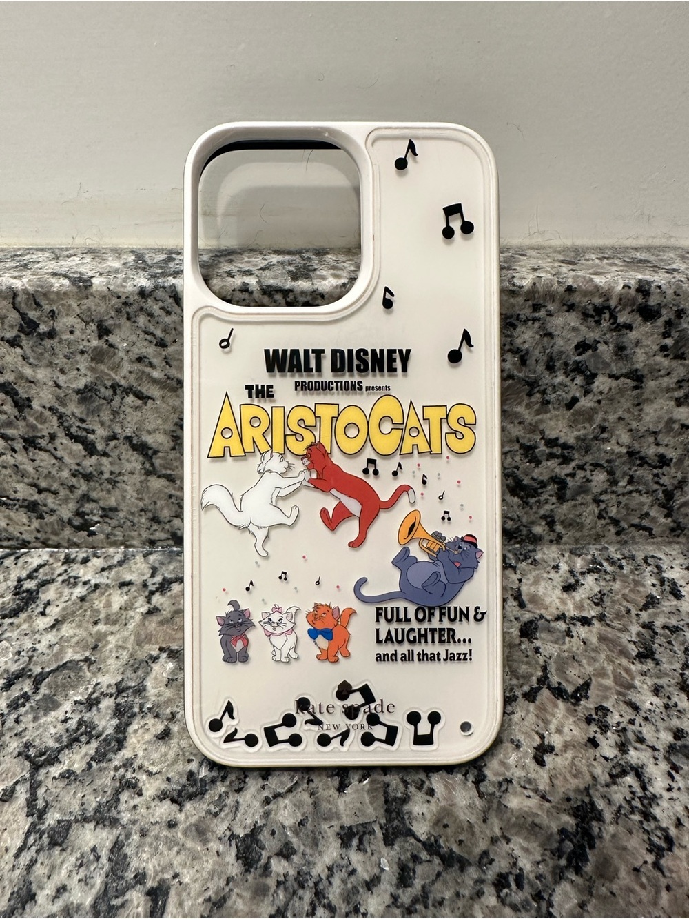 kate spade White Aristocats Graphic Phone Case